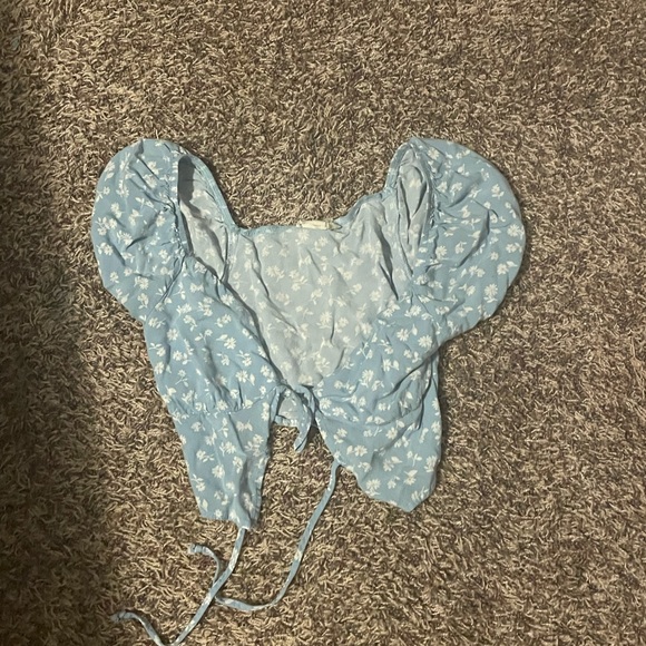 Pacsun tie up crop top size xs - Picture 4 of 4